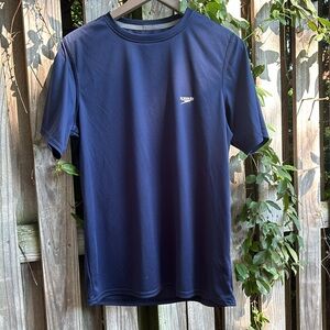 Speedo shirt size Small blue casual athletic